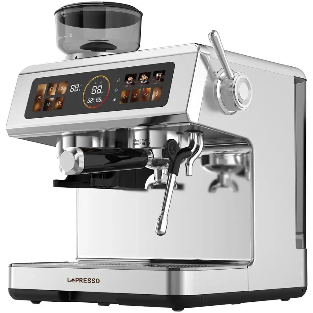 Lepresso Deliziosa Semi-Automatic Coffee Machine with Touch Control Panel