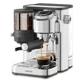 Lepresso IlBurrone 20 Bar Italian Pump Coffee Machine with Bean Grinder and Steam Wand - Silver Lepresso IlBurrone 20 Bar Italian Pump Coffee Machine with Bean Grinder and Steam Wand